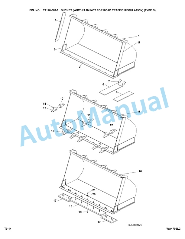 Komatsu WA470-6LC Parts Manual-5