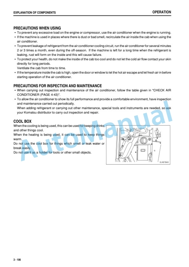 Komatsu WA470-6R, WA480-6R Wheel Loader Operation and Maintenance Manual PEN01665-02-3