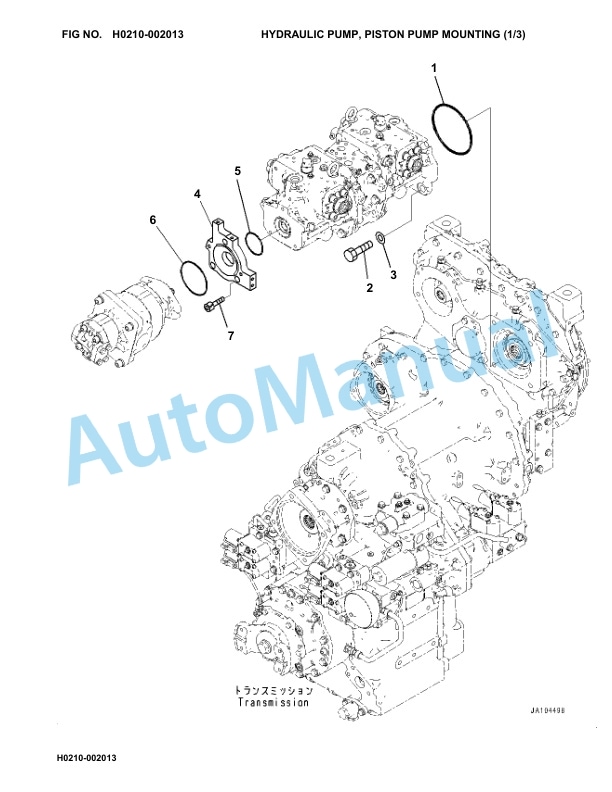 Komatsu WA475-10E0 Parts Catalog 120001-Up-3