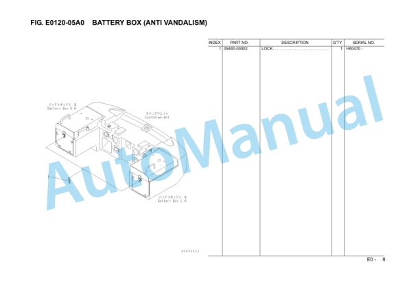 Komatsu WA480-6 LC Wheel Loader Parts Manual VZPB196701-2