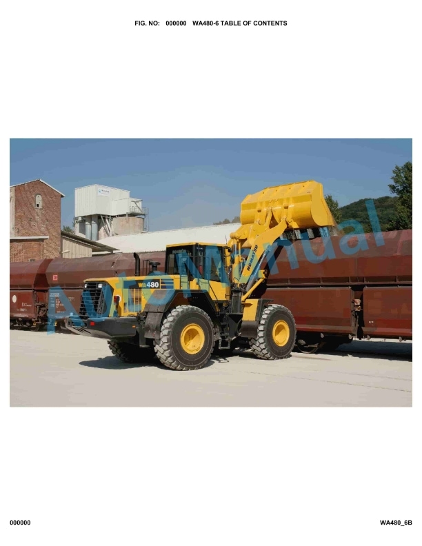 Komatsu WA480-6 Parts Manual