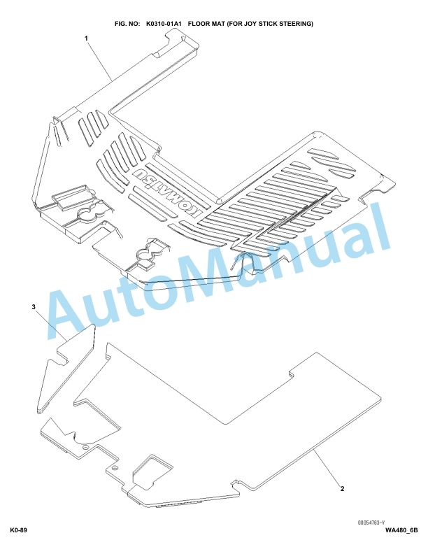 Komatsu WA480-6 Parts Manual-4