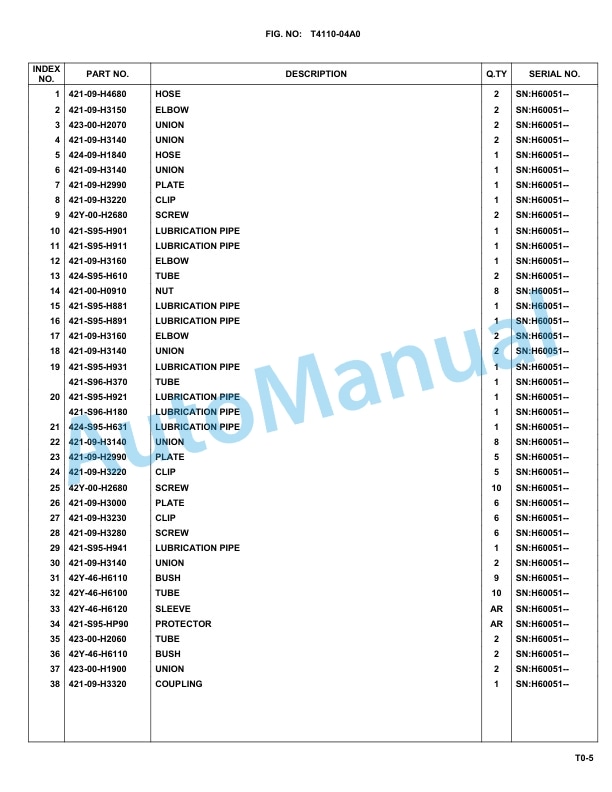 Komatsu WA480-6 Parts Manual-5