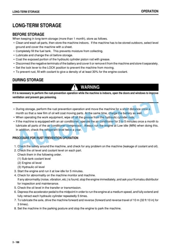 Komatsu WA480-6 Wheel Loader Operation and Maintenance Manual PEN01873-01-4