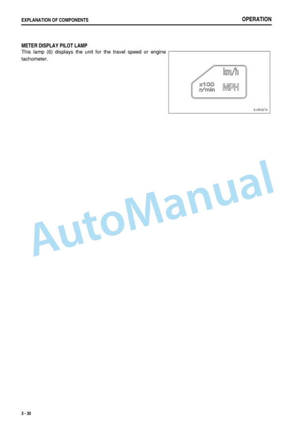 Komatsu WA480-6 Wheel Loader Operation and Maintenance Manual TEN01042-01-2