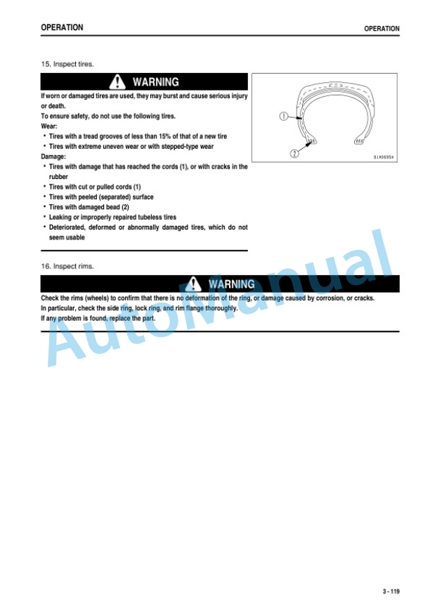 Komatsu WA480-6 Wheel Loader Operation and Maintenance Manual TEN01105-01-3