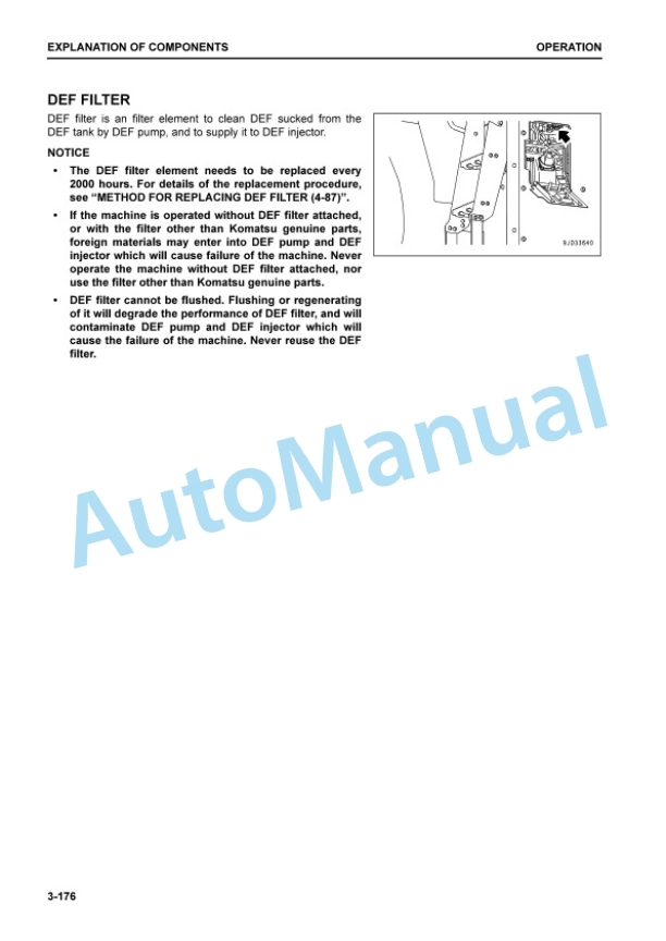 Komatsu WA480-8 Wheel Loader Operation and Maintenance Manual TEN01023-03-3