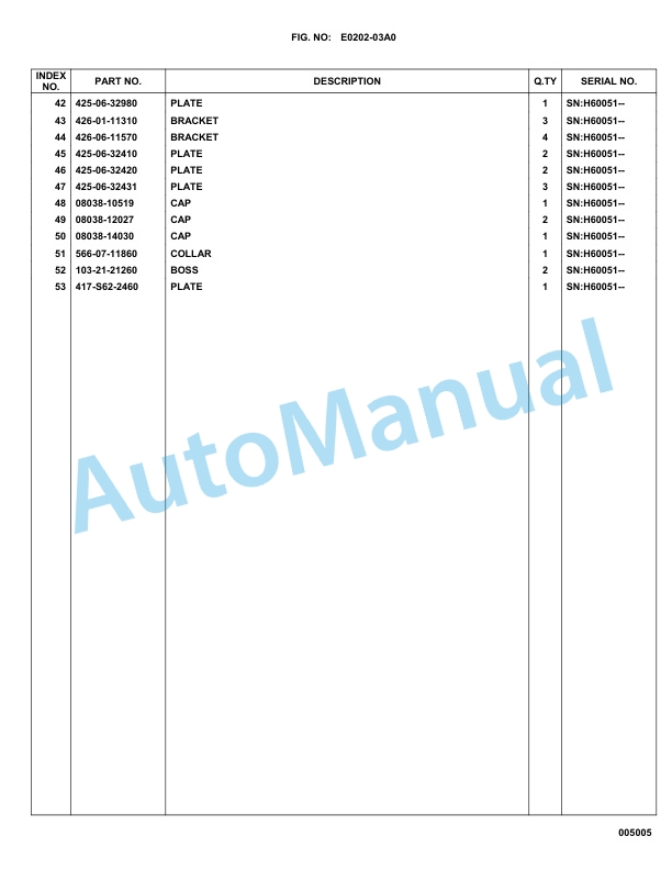 Komatsu WA500-6 Parts Manual-2