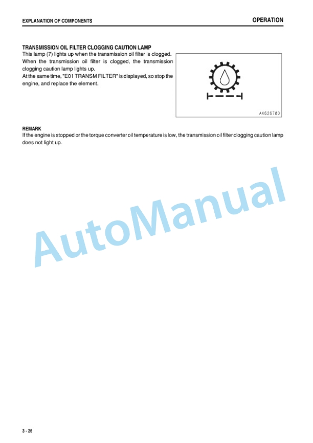 Komatsu WA500-6 Wheel Loader Operation and Maintenance Manual PEN01741-01-2