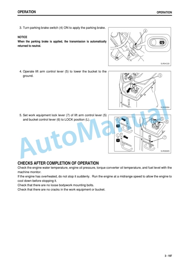 Komatsu WA500-6 Wheel Loader Operation and Maintenance Manual PEN01742-01-4
