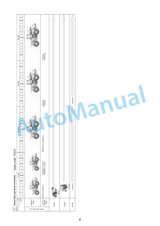 Komatsu WA500-8 Wheel Loader Field Assembly Instruction GEN00140-00-2