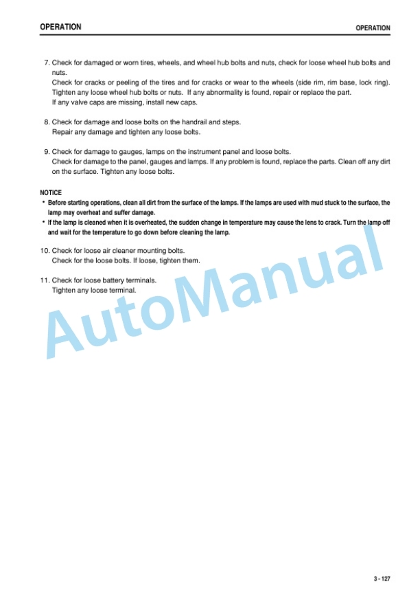 Komatsu WA600-6 Wheel Loader Operation and Maintenance Manual PEN00481-18-3