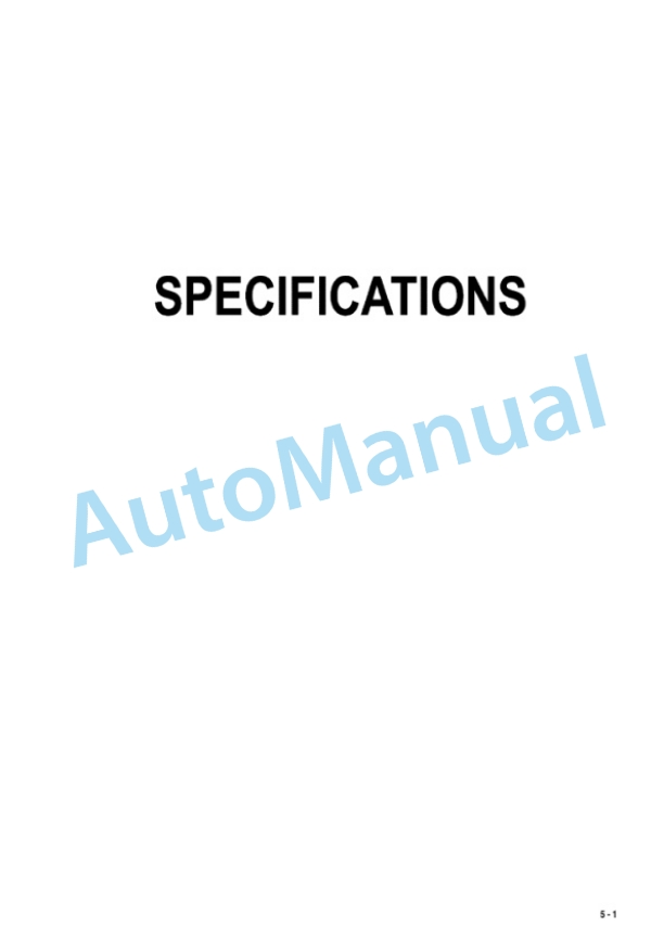 Komatsu WA600-6 Wheel Loader Operation and Maintenance Manual PEN01025-09-5