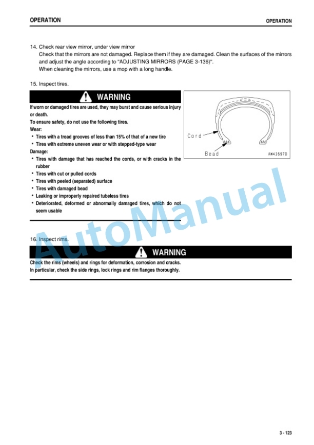 Komatsu WA600-6 Wheel Loader Operation and Maintenance Manual TEN01114-00-3