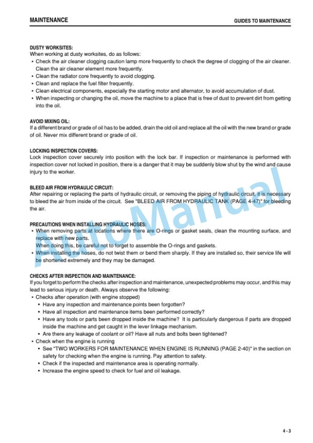 Komatsu WA600-6R Wheel Loader Operation and Maintenance Manual PEN00482-17-4