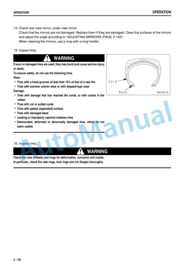 Komatsu WA600-6R Wheel Loader Operation and Maintenance Manual PEN01921-00-3