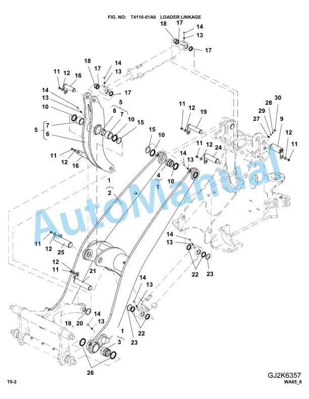 Komatsu WA65-6 Parts Manual-5