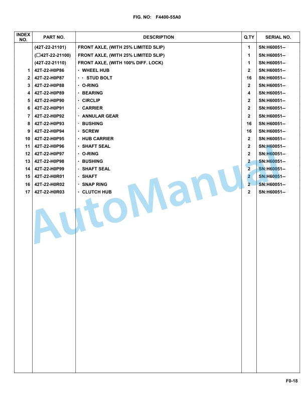 Komatsu WA70-6 Parts Manual-3