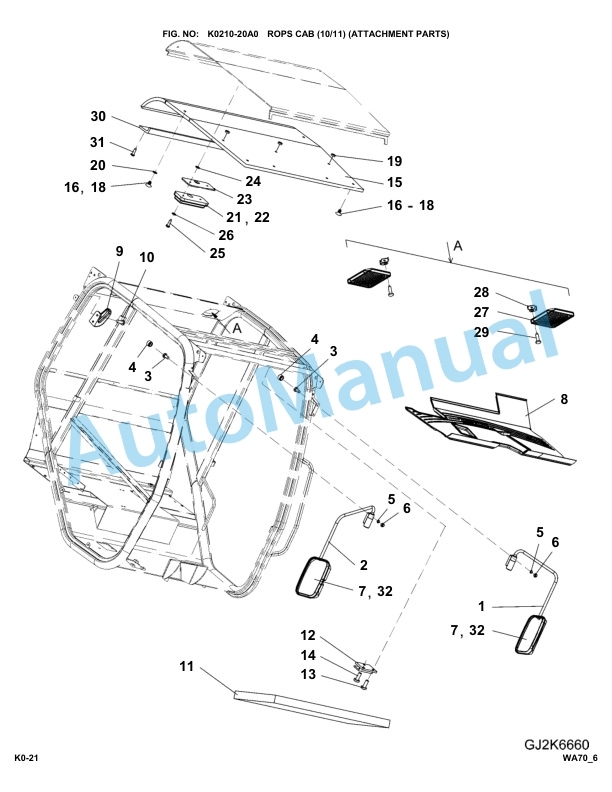 Komatsu WA70-6 Parts Manual-4