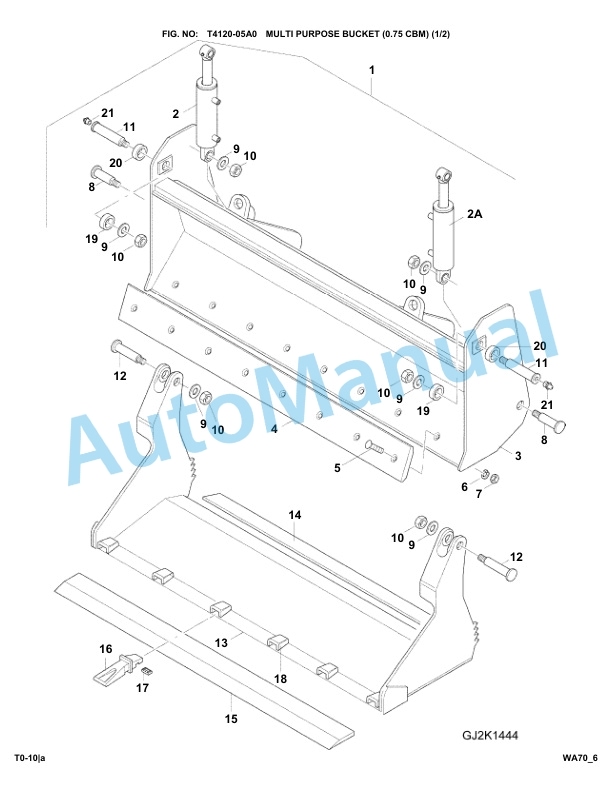 Komatsu WA70-6 Parts Manual-5
