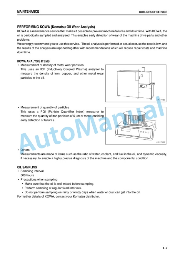 Komatsu WA700-3 Wheel Loader Operation and Maintenance Manual PEN00304-08-4