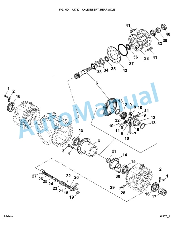 Komatsu WA75-1, WA75-15F Parts Manual-3