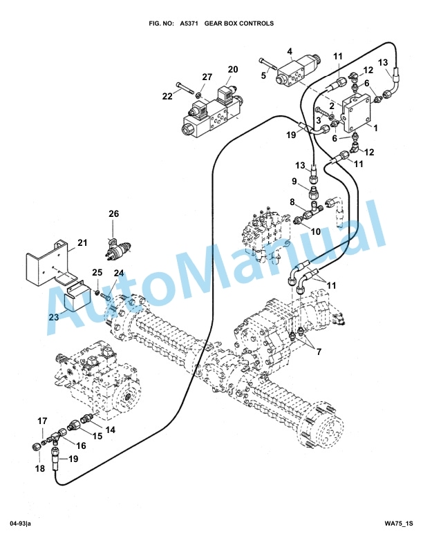 Komatsu WA75-1S, WA75-15FS Parts Manual-3