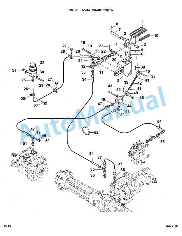 Komatsu WA75-1S, WA75-15FS Parts Manual-4