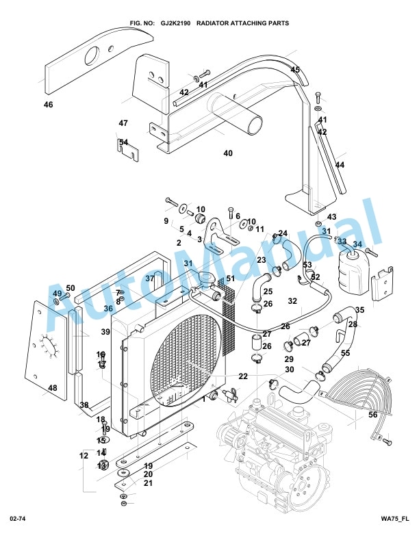 Komatsu WA75-3 FLEET Parts Manual-2