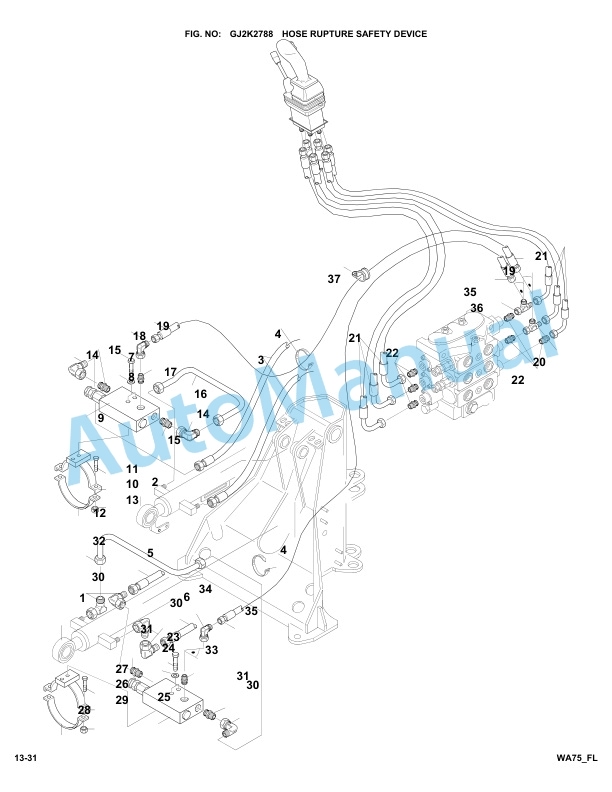 Komatsu WA75-3 FLEET Parts Manual-5