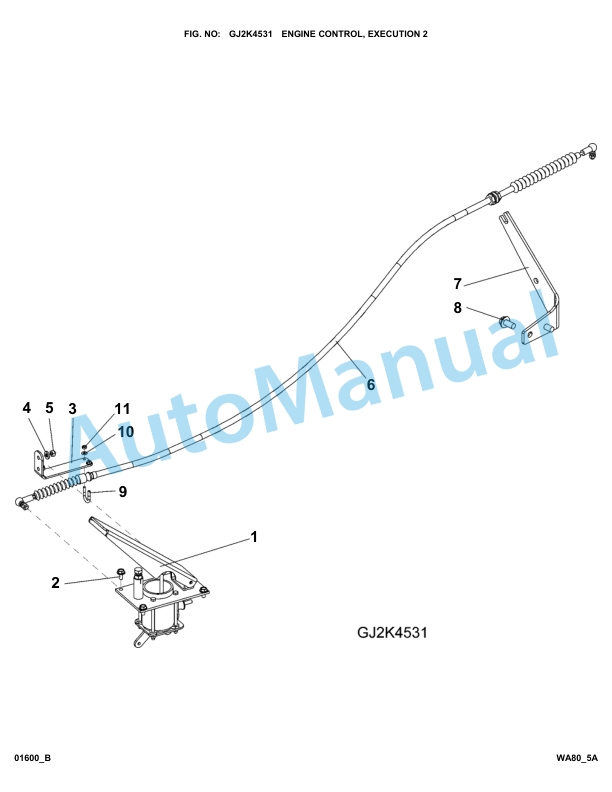 Komatsu WA80-5 Parts Manual WA80-5A-2