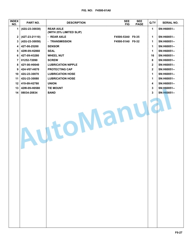Komatsu WA80-6 Parts Manual-3
