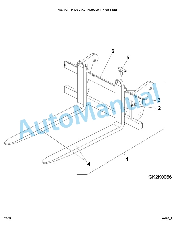 Komatsu WA80-6 Parts Manual-5
