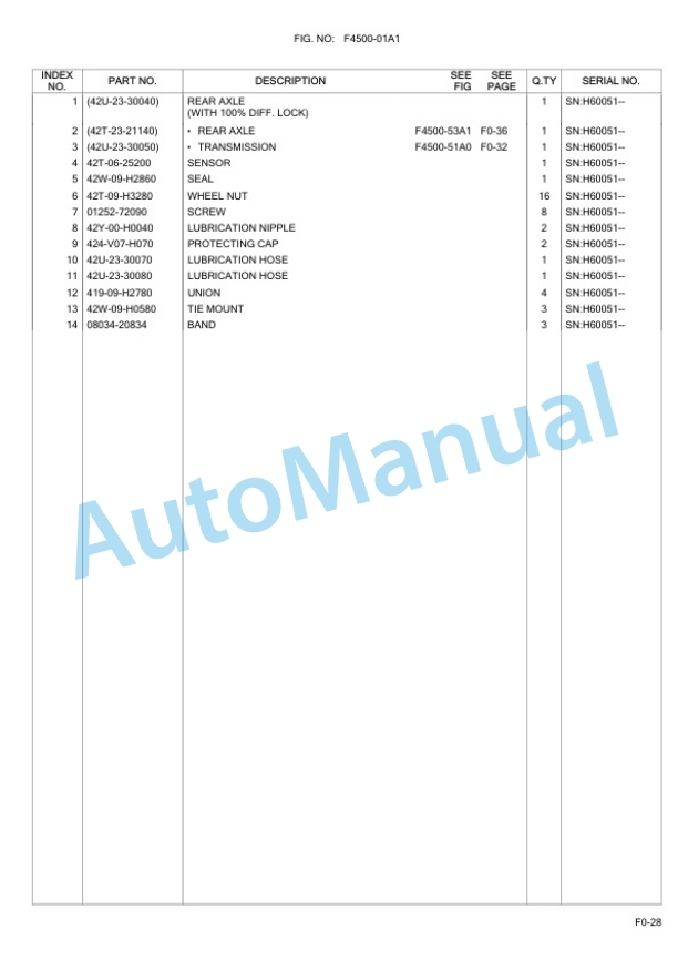Komatsu WA80-6 Wheel Loader Parts Manual-3