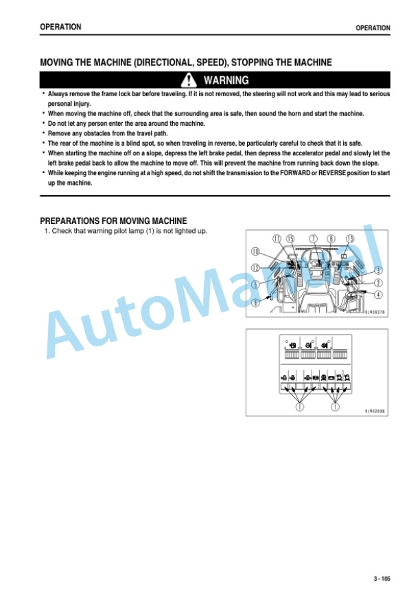 Komatsu WA800-3E0, WA900-3E0 Wheel Loader Operation and Maintenance Manual PEN01925-00-3