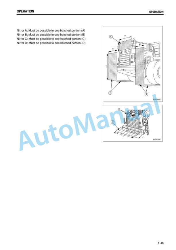 Komatsu WA800-3E0, WA900-3E0 Wheel Loader Operation and Maintenance Manual TEN00650-14-3
