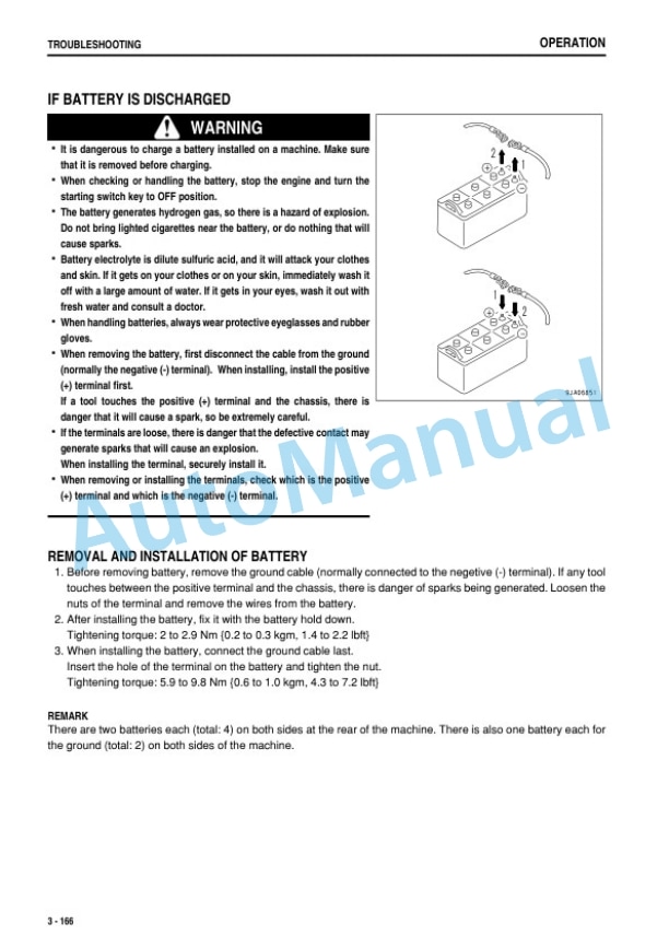 Komatsu WA800-3E0, WA900-3E0 Wheel Loader Operation and Maintenance Manual TEN01117-00-4