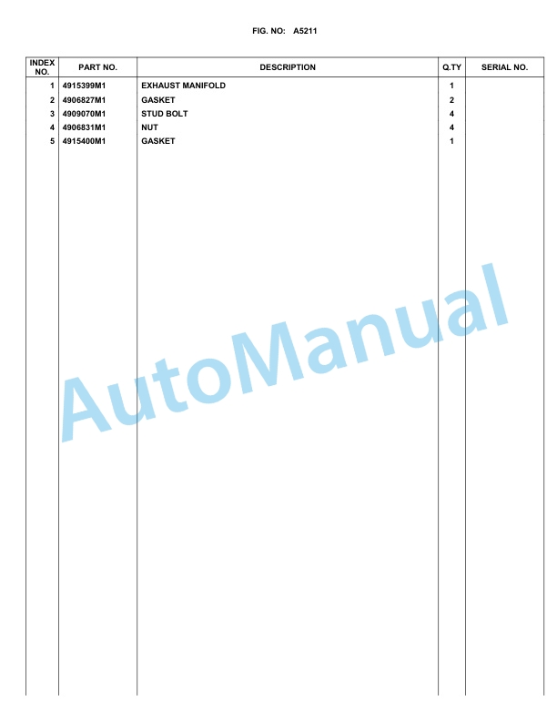 Komatsu WA90-1, WA90-20F Parts Manual-2