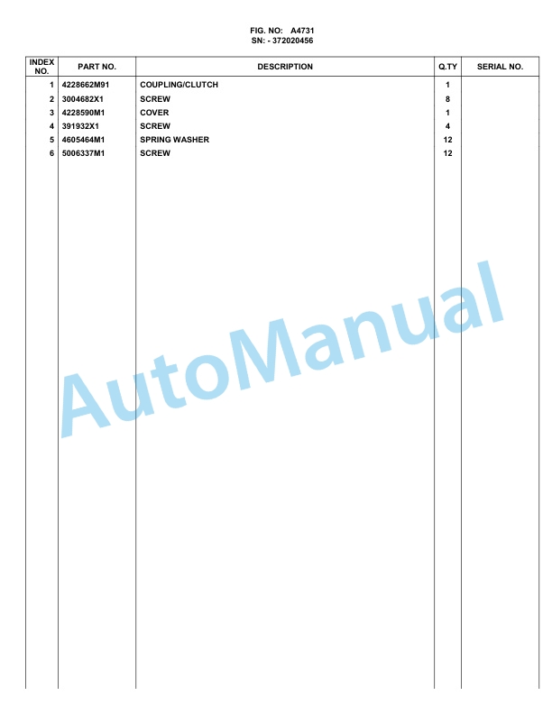 Komatsu WA90-1, WA90-20F Parts Manual-3