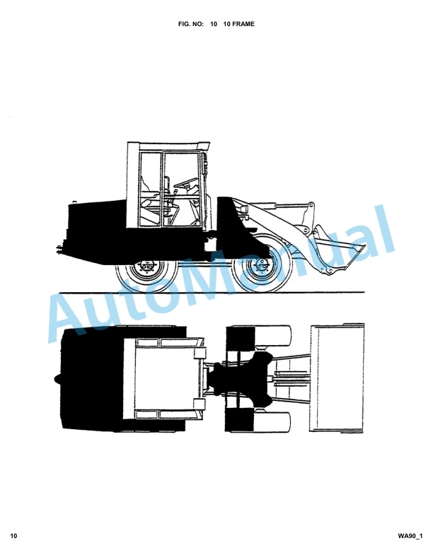Komatsu WA90-1, WA90-20F Parts Manual-4