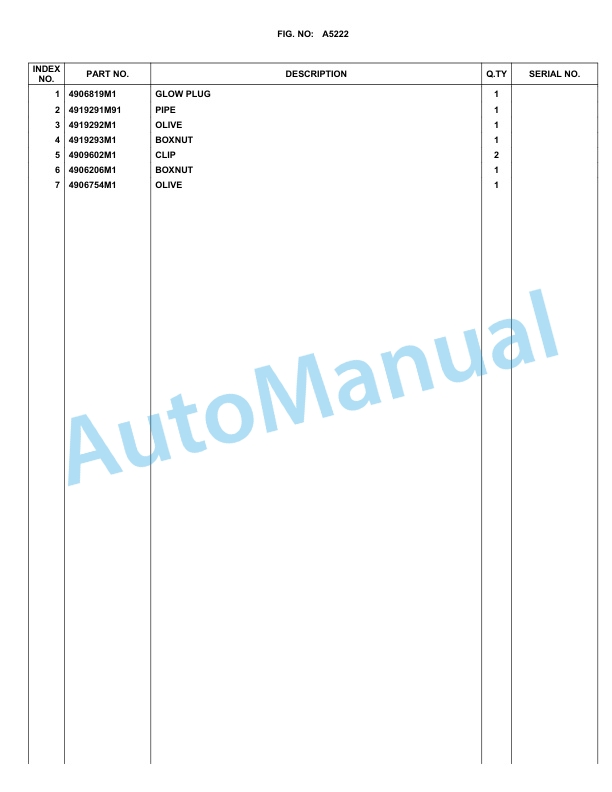 Komatsu WA90-1S, WA90-20FS Parts Manual-2