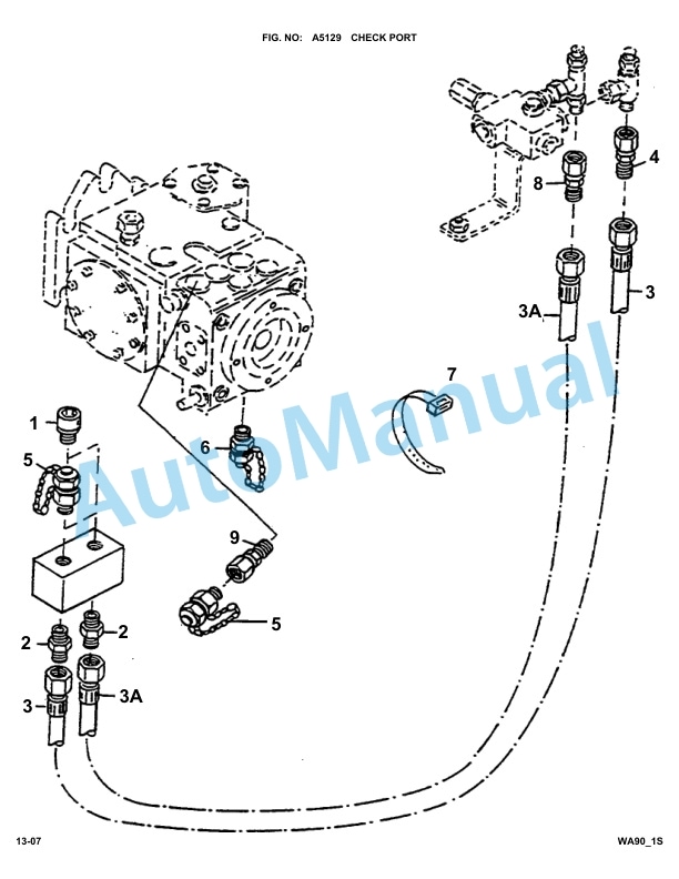 Komatsu WA90-1S, WA90-20FS Parts Manual-5