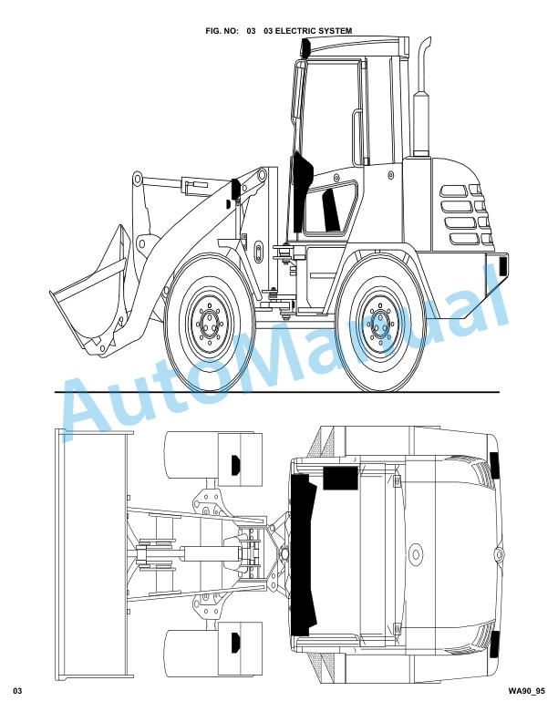 Komatsu WA90-3, WA95-3 Parts Manual-2