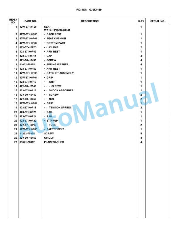 Komatsu WA90-3, WA95-3 Parts Manual-4