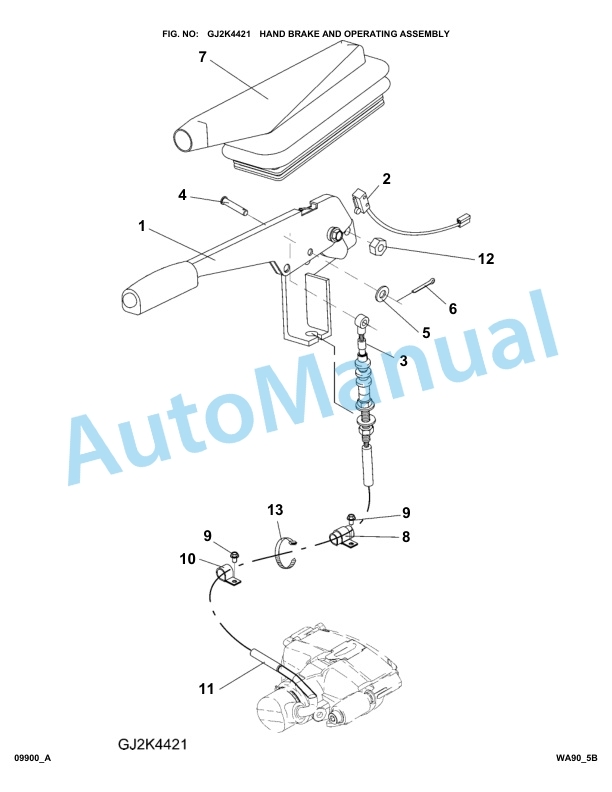 Komatsu WA90-5 Parts Manual WA90_5B-4