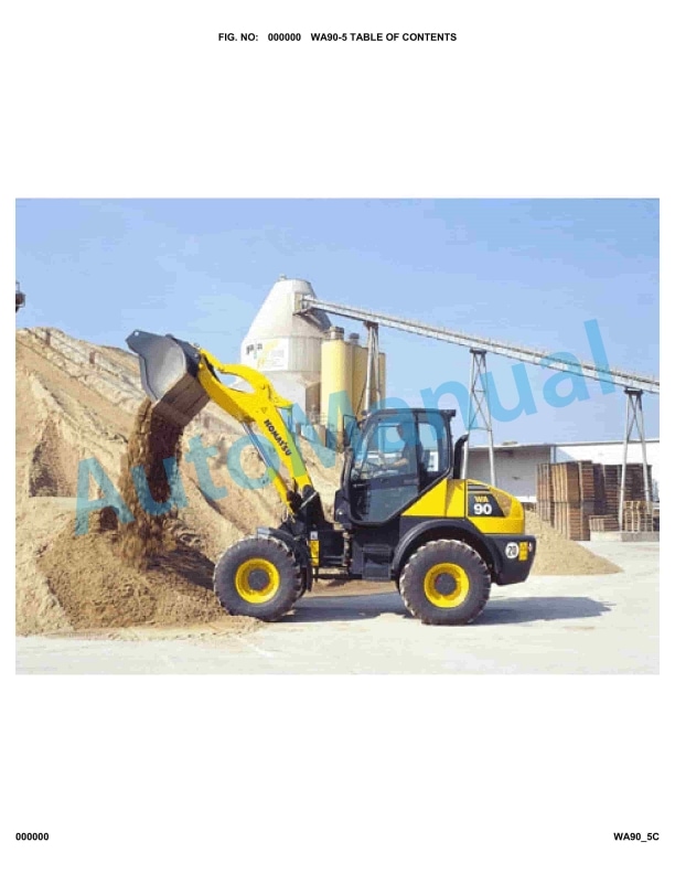 Komatsu WA90-5 Parts Manual WA90_5C