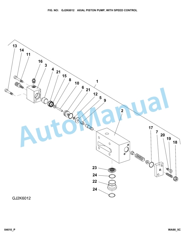 Komatsu WA90-5 Parts Manual WA90_5C-3