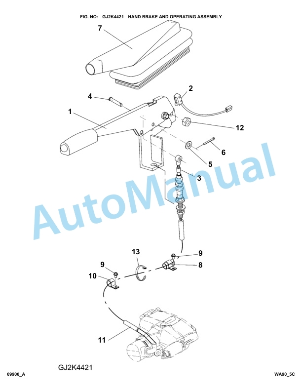 Komatsu WA90-5 Parts Manual WA90_5C-4