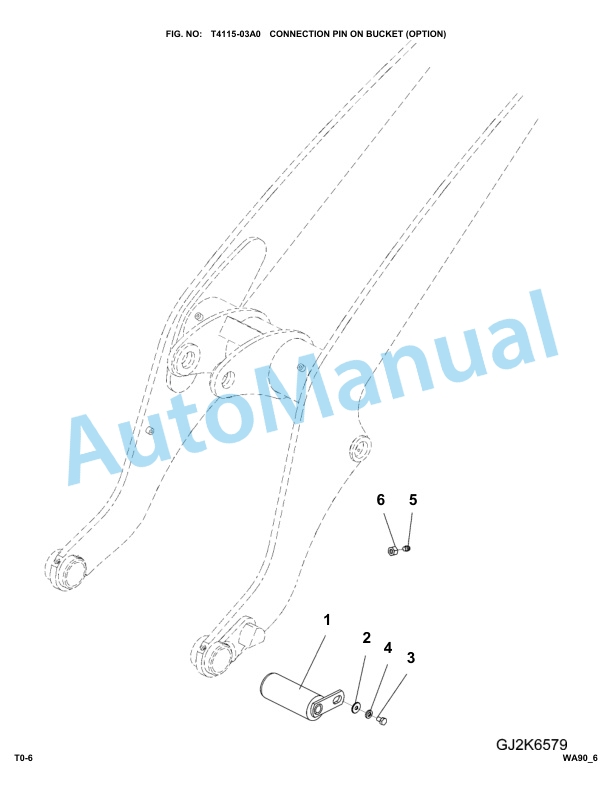 Komatsu WA90-6 Parts Manual-5