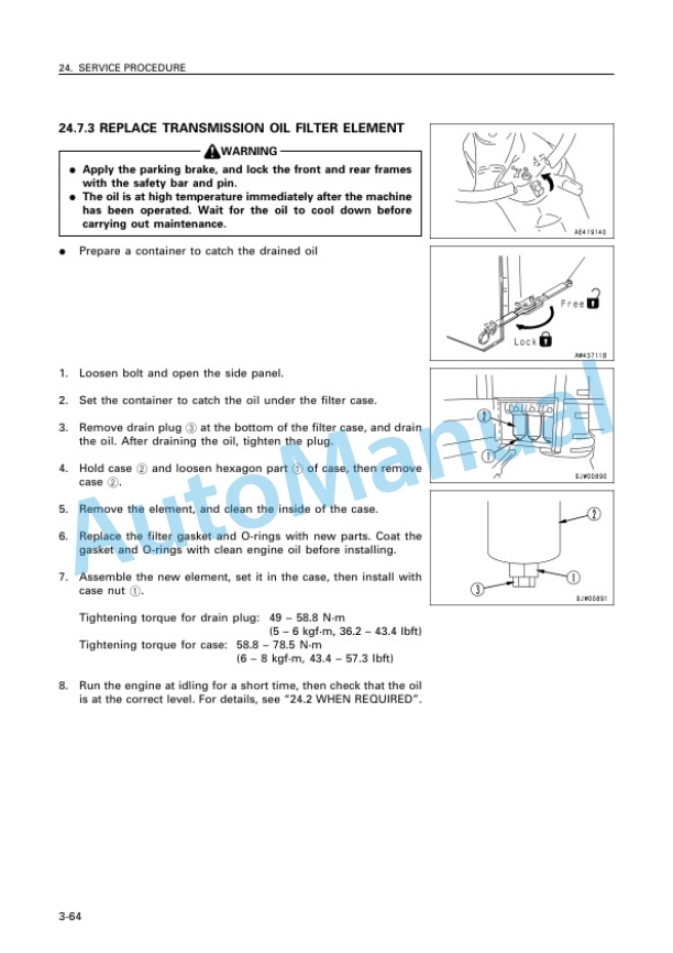 Komatsu WA900-3 Avance Wheel Loader Operation and Maintenance Manual TEN00649-05-4
